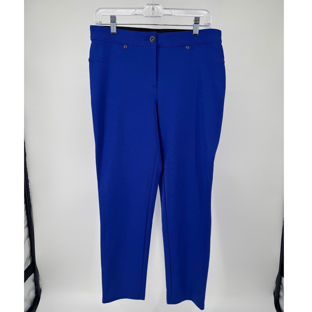 Chicos‎ So Slimming Juliet Ankle Pants Cobalt Blue Womens Size 0.5 Short 6S 8S